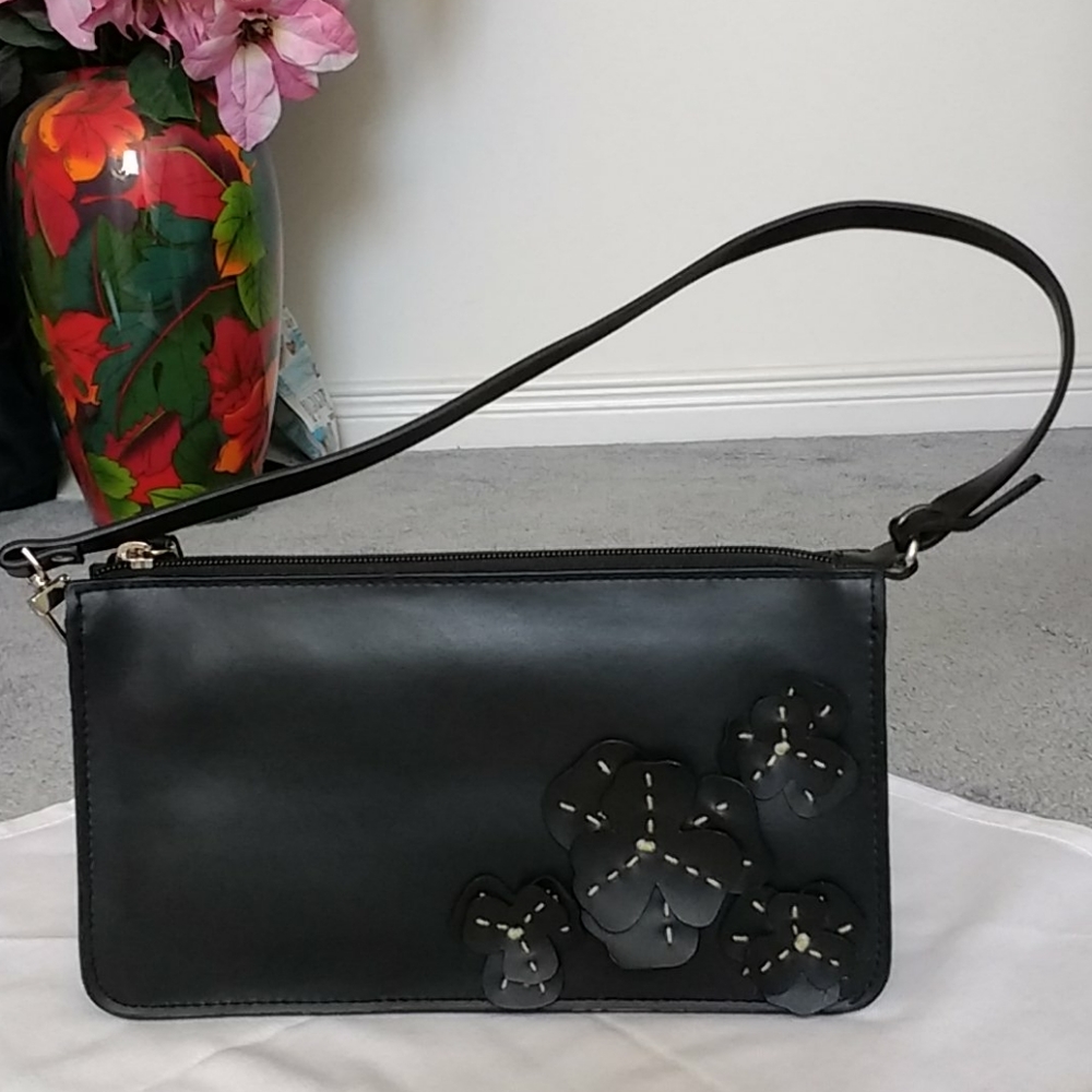 Aldo floral appliqued purse